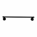 Good in Style Handdoekrek zwart gelakt 63cm, grote haken Good in Style Handdoekrek zwart gelakt 63cm, grote haken