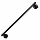 Good in Style Handdoekrek zwart gelakt 63cm, grote haken Good in Style Handdoekrek zwart gelakt 63cm, grote haken