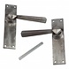 Good in Style Gietijzeren deurkruk op schild - blind - Pewter Good in Style Gietijzeren deurkruk op schild - blind - Pewter