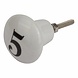 Good in Style Porseleinen meubelknop nummer 5 Good in Style Porseleinen meubelknop nummer 5