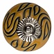 Good in Style Meubelknop porselein reliëf deco CK5506 - geel zwart Good in Style Meubelknop porselein reliëf deco CK5506 - geel zwart