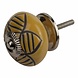 Good in Style Meubelknop porselein reliëf deco CK5503 bloem geel zwart Good in Style Meubelknop porselein reliëf deco CK5503 bloem geel zwart
