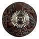 Good in Style Meubelknop porselein reliëf Deco bloemen bruin zwart Good in Style Meubelknop porselein reliëf Deco bloemen bruin zwart