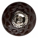 Good in Style Meubelknop porselein reliëf Deco - bruin zwart Good in Style Meubelknop porselein reliëf Deco - bruin zwart