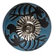 Good in Style Meubelknop porselein reliëf Deco kreeft blauw zwart Good in Style Meubelknop porselein reliëf Deco kreeft blauw zwart