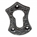 Good in Style Gietijzeren sleutelplaat euroslot schild - Pewter Good in Style Gietijzeren sleutelplaat euroslot schild - Pewter