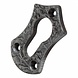 Good in Style Gietijzeren sleutelplaat euroslot schild - Pewter Good in Style Gietijzeren sleutelplaat euroslot schild - Pewter