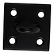 Good in Style Oogplaat 51 x 51 x 21 mm, zwartgelakt Good in Style Oogplaat 51 x 51 x 21 mm, zwartgelakt