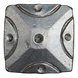 Good in Style Siernagel 24 x 24 x 35mm - piramide kop - Pewter Good in Style Siernagel 24 x 24 x 35mm - piramide kop - Pewter