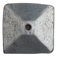 Siernagel 24 x 24 x 35mm - piramide kop - Pewter