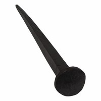 Hand gesmede dikke spijker 250 mm - ronde piramide kop