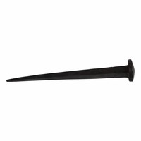 Hand gesmede dikke spijker 250 mm - ronde piramide kop