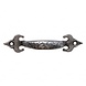 Good in Style Gietijzeren handgreep fleur-de-lis 105mm - pewter finish Good in Style Gietijzeren handgreep fleur-de-lis 105mm - pewter finish