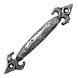 Good in Style Gietijzeren handgreep fleur-de-lis 125mm - pewter finish Good in Style Gietijzeren handgreep fleur-de-lis 125mm - pewter finish