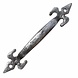 Good in Style Gietijzeren handgreep fleur-de-lis 150mm - pewter finish Good in Style Gietijzeren handgreep fleur-de-lis 150mm - pewter finish