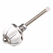 Good in Style Porseleinen meubelknop wit zilver bloem 30mm Good in Style Porseleinen meubelknop wit zilver bloem 30mm