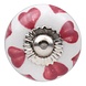 Good in Style Porseleinen meubelknop wit roze hartjes 30mm Good in Style Porseleinen meubelknop wit roze hartjes 30mm