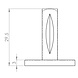 Good in Style Dummy stift 8mm voor deurkruk Good in Style Dummy stift 8mm voor deurkruk