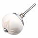 Good in Style Porseleinen meubelknop wit beige bloem Good in Style Porseleinen meubelknop wit beige bloem