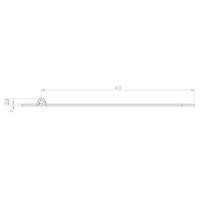 Smeedijzeren scharnier 46 cm van Ludlow foundries