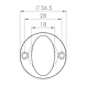 Carlisle Brass Draaiknop voor insteekgrendel zwart gelakt Carlisle Brass Draaiknop voor insteekgrendel zwart gelakt