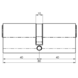 Eurospec Europrofiel Cilinder zwart gecoat Eurospec Europrofiel Cilinder zwart gecoat