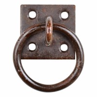 Ring op plaat - Roest afwerking