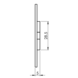 Fingertip Designs H model messing scharnier, twee stuks Fingertip Designs H model messing scharnier, twee stuks