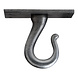 Good in Style Gietijzeren plafondhaak - XL - Pewter Good in Style Gietijzeren plafondhaak - XL - Pewter