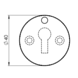 Ludlow Foundries Sleutelrozet Rond - Ludlow Foundries Ludlow Foundries Sleutelrozet Rond - Ludlow Foundries