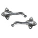 Good in Style Gietijzeren deurkruk set 'Evenburg', Pewter Good in Style Gietijzeren deurkruk set 'Evenburg', Pewter