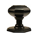 Good in Style Zwarte gietijzeren voordeurknop achthoek - 70mm - enkel Good in Style Zwarte gietijzeren voordeurknop achthoek - 70mm - enkel
