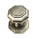 Good in Style Pewter gietijzeren voordeurknop achthoek - 70mm - enkel Good in Style Pewter gietijzeren voordeurknop achthoek - 70mm - enkel
