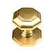 Good in Style Gepolijst messing voordeurknop achthoek - 70mm - enkel Good in Style Gepolijst messing voordeurknop achthoek - 70mm - enkel
