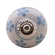 Good in Style Porseleinen meubelknop wit - blauwe bloemetjes Good in Style Porseleinen meubelknop wit - blauwe bloemetjes