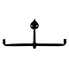 Good in Style Smeedijzeren wc-rolhouder dubbel punt Good in Style Smeedijzeren wc-rolhouder dubbel punt