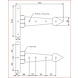 Good in Style Smeedijzeren scharnier punt 153mm Good in Style Smeedijzeren scharnier punt 153mm