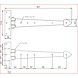 Good in Style Smeedijzeren scharnier punt 305mm Good in Style Smeedijzeren scharnier punt 305mm