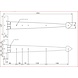 Good in Style Smeedijzeren scharnier punt 460mm Good in Style Smeedijzeren scharnier punt 460mm