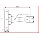 Good in Style Smeedijzeren scharnier rond 100mm Good in Style Smeedijzeren scharnier rond 100mm