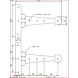 Good in Style Smeedijzeren scharnier rond 153mm Good in Style Smeedijzeren scharnier rond 153mm
