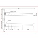 Good in Style Smeedijzeren scharnier rond 458mm Good in Style Smeedijzeren scharnier rond 458mm