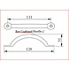 Good in Style Gietijzeren handgreep boog 130mm Good in Style Gietijzeren handgreep boog 130mm