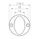 Eurospec Insteekgrendel 61mm en draaiknop, zwart gelakt Eurospec Insteekgrendel 61mm en draaiknop, zwart gelakt