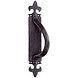 Ludlow Foundries Handgreep Fleur-de-Lis met achterplaat - rechts Ludlow Foundries Handgreep Fleur-de-Lis met achterplaat - rechts