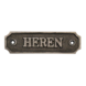 Good in Style Deurbordje Heren van gietijzer industrieel Good in Style Deurbordje Heren van gietijzer industrieel