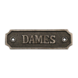 Good in Style Deurbordje Dames van gietijzer industrieel Good in Style Deurbordje Dames van gietijzer industrieel