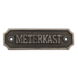 Good in Style Deurbordje Meterkast van gietijzer industrieel Good in Style Deurbordje Meterkast van gietijzer industrieel