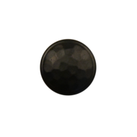Gietijzeren meubelknop 36 mm - hamerslag + zwarte lak