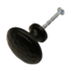 Good in Style Gietijzeren meubelknop 42 mm - hamerslag + zwarte lak Good in Style Gietijzeren meubelknop 42 mm - hamerslag + zwarte lak